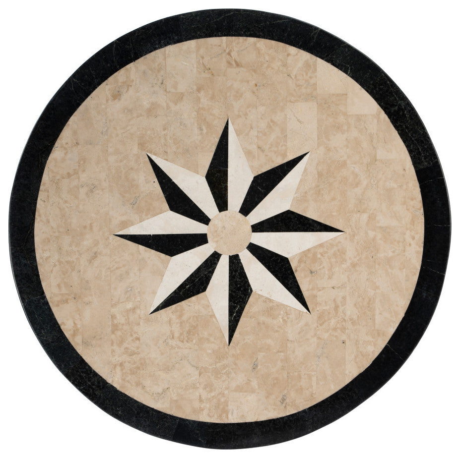 Clarissandra Stone Top Foyer Table