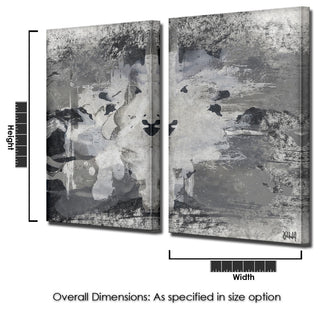 INKD XII Canvas Art, 2-Piece Set, 24"x12"