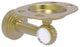 Pacific Beach Twisted Tumbler and Toothbrush Holder, Satin Brass