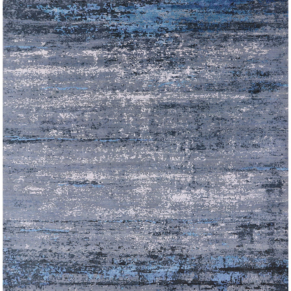 Ahgly Company Indoor Square Mid-Century Modern Area Rugs, 4' Square