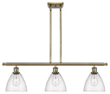 Innovations 516-3I-AB-GBD-754 3 Light Island Light, Antique Brass