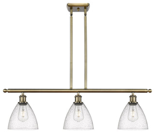 Innovations 516-3I-AB-GBD-754 3 Light Island Light, Antique Brass