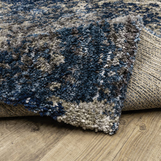 Ashton Abstract Shag Area Rug, 7.10X10.10