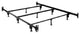 California King Metal Bed Frame With Headboard Footboard Brackets