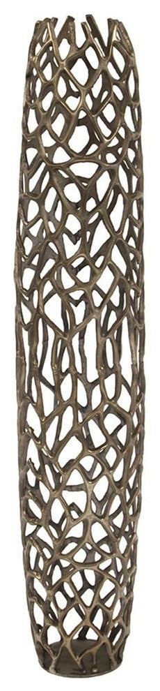 Howard Elliott Bronze Aluminum Branch Vase