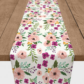 Blooming Florals 16x72 Table Runner