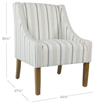 Classic Accent Chair, Blue