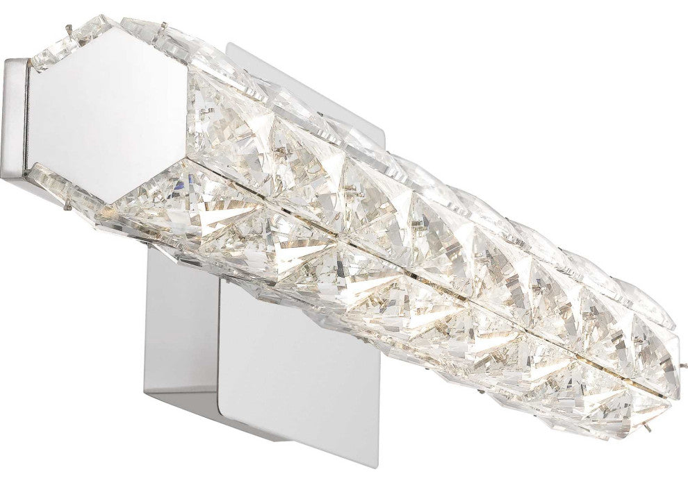 Quoizel PCLU8524 Luster 1 Light 24"W Integrated LED Bath Bar - Polished Chrome