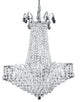Artistry Lighting Victoria Ball Collection Crystal Chandelier, Chrome, 29"x32"