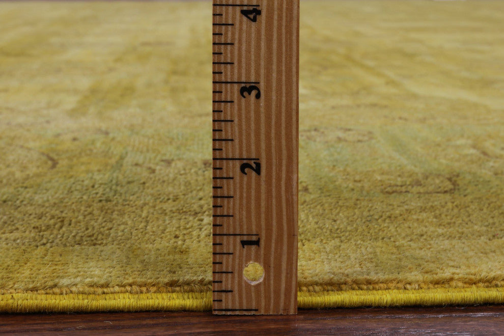 8' 0" X 9' 10" Full Pile Overdyed Handmade Wool Rug - Q12703