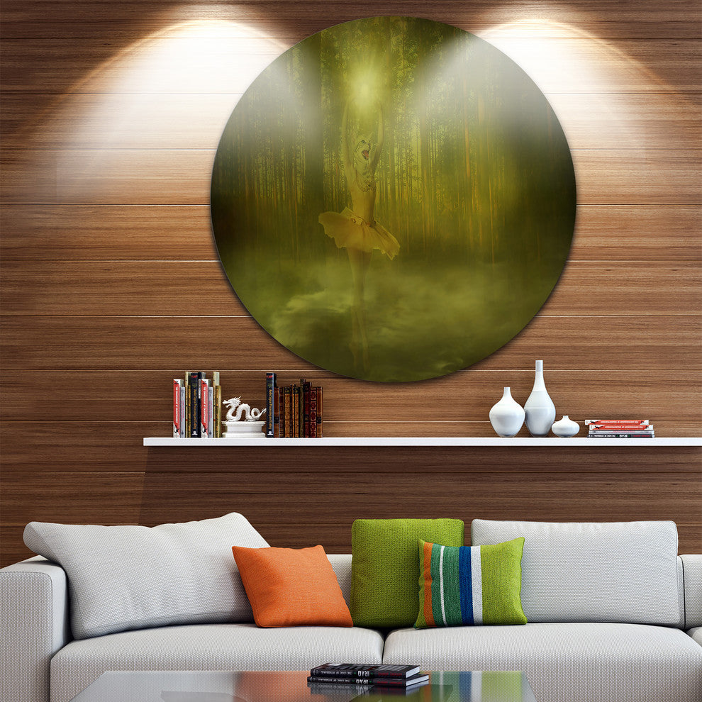 Dance Of The Sun Landscape, Photo Disc Metal Artwork, 23"