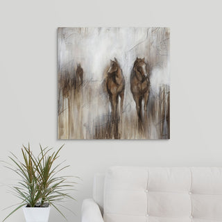 Grazing II Wrapped Canvas Art Print, 24"x24"x1.5"