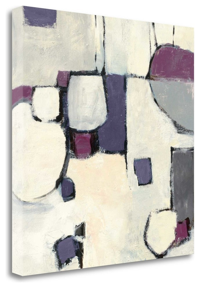 "White Out II" By Mike Schick,Ready to Hang Giclee Print on Gallery Wrap Canvas