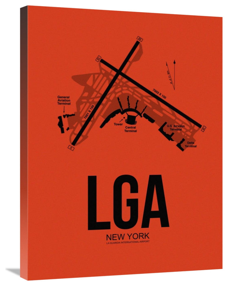 "LGA New York Airport Orange" Fine Art Print