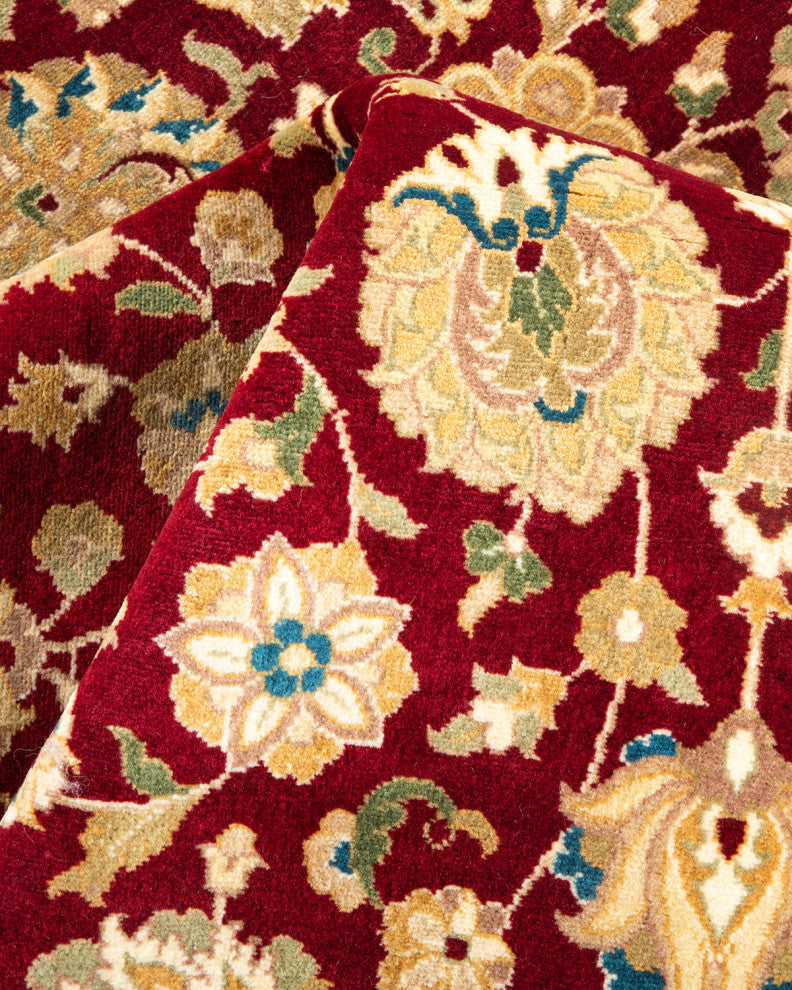 Mogul, One-of-a-Kind Hand-Knotted Area Rug Red, 4'1"x6'1"