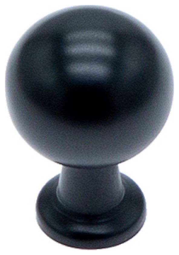 Utopia Alley Cabinet Knob Polished Gold/Matte Black/Brushed Nickel/Brushed Brass, Matt Black, 1 Pack