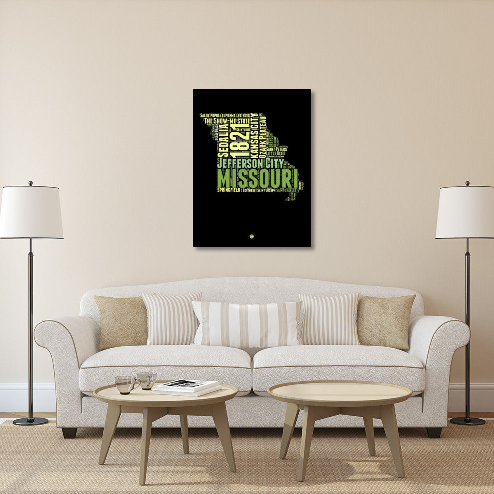 "Missouri Word Cloud 1" Fine Art Print