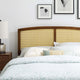 Halcyon Cane Queen Headboard Walnut