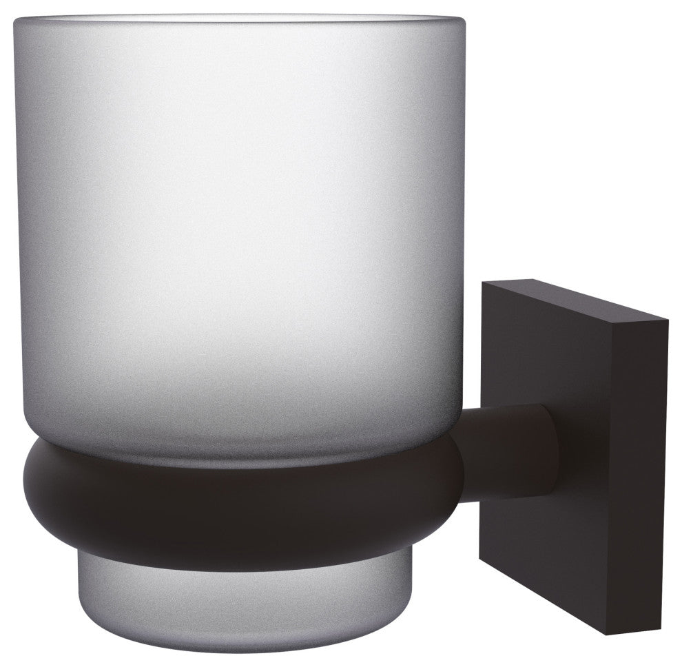 Montero Wall Mounted Tumbler Holder, Oil Rubbed Bronze