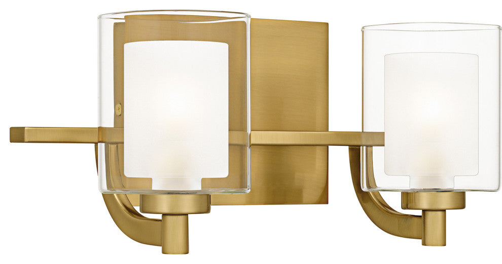 Quoizel KLT8602LED Kolt 2 Light 13"W LED Bathroom Vanity Light - Brushed Gold