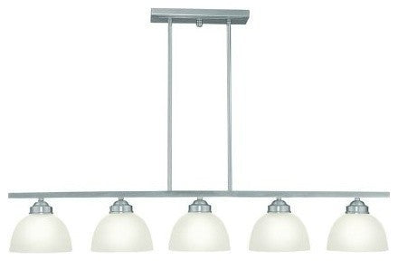 Livex Lighting 5 Light Brushed Nickel Island - 4227-91