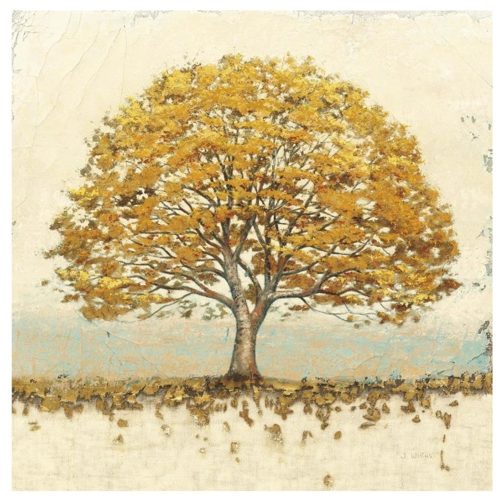"Golden Oak" Digital Paper Print by James Wiens, 26"x26"