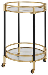 Uttermost - 24198 - Bar Cart - Dolly - Matte Black