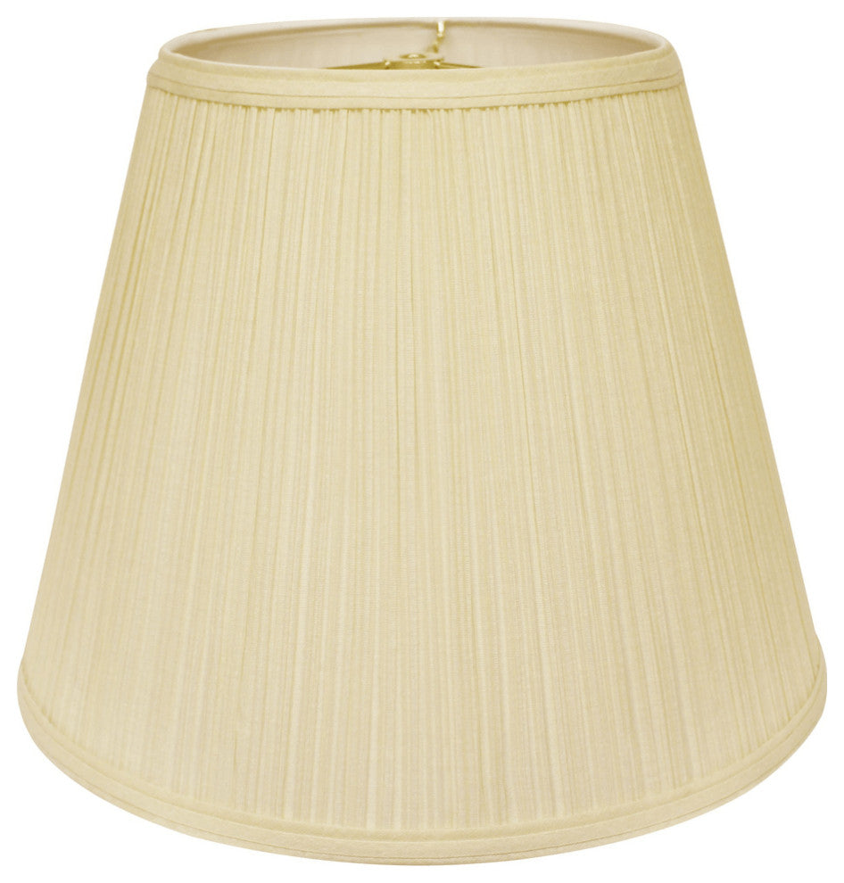 18" Ivory Empire Deep Slanted Broadcloth Lampshade