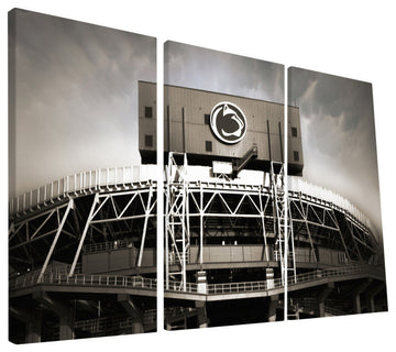 Pennsylvania State University Nittany Lions Beaver Stadium Canvas Print, 24"x48"