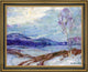 Henry Ossawa Tanner Landscape in Moonlight Framed Premium Canvas Print, 21"x28"