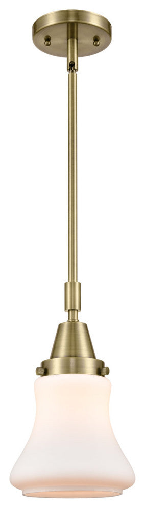 Innovations Lighting 447-1S-AB-G191 Bellmont 1 Light 6.5" Mini Pendant