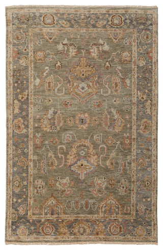 Weave & Wander Irie Hand Knotted Area Rug, Gray/Pink, 7'9"x9'9"