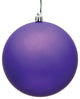 Vickerman N590866DMV 3" Purple Matte Ball Ornament 12 Per Bag