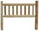 Natural Light Honey Finish Cedar Log Twin Headboard