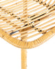 East at Main Paradiso Rattan Wrapped Metal Leg Dining Chairs (Set of 2)