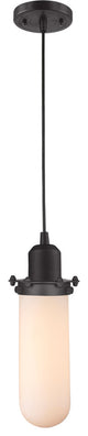 Innovations 900-1P-BK-CE228-BK-W Centri 1 Light Mini Pendant, Matte Black