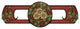 Delaney's Rose Pull Antique Pewter, Blue, Dark Brass and Rose