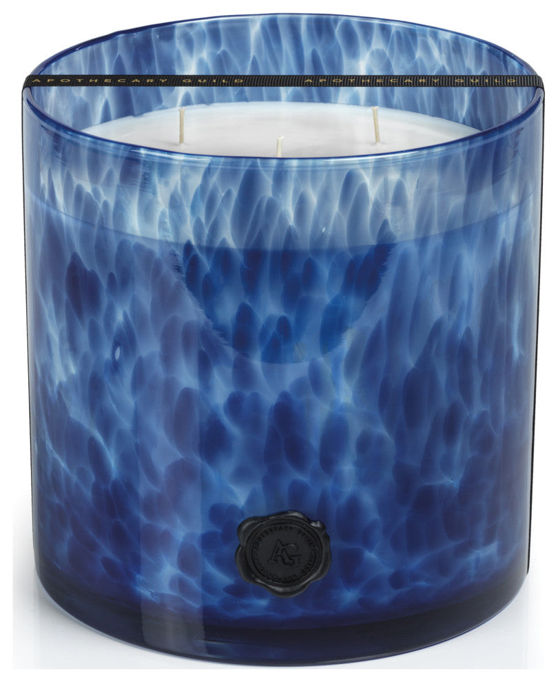 AG Opal Glass 5, Wick Candle Jar, Sea Salt Coastal Mist