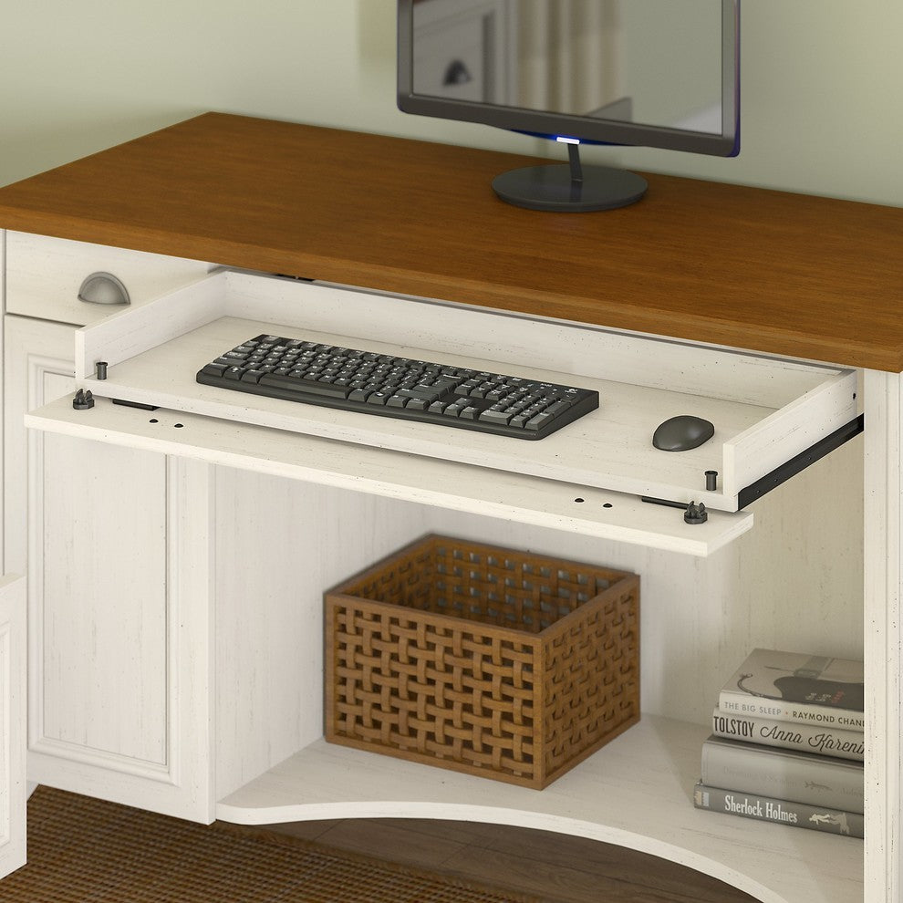 Stanford Computer Desk With Hutch and Drawers