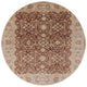Ahgly Company Indoor Round Mid-Century Modern Area Rugs, 7' Round