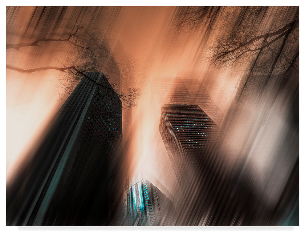 Carmine Chiriaco 'Oriental Storm' Canvas Art, 32"x24"