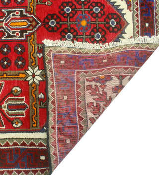 Fine Vintage Distressed Gulshano Red/Ivory Runner, 3'10 x 10'0