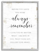 Always Follow Your Heart Phrase Country Home Charm, 24 x 30