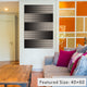 "Modern Art- Grayscale Gallery" by 5by5collective, 40x26x1.5"