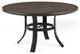 Slat Top 42" Round Chat Table, Java