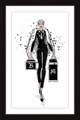 "Queen Bae" Framed Paper Print by Loretta So, 40x45 cm