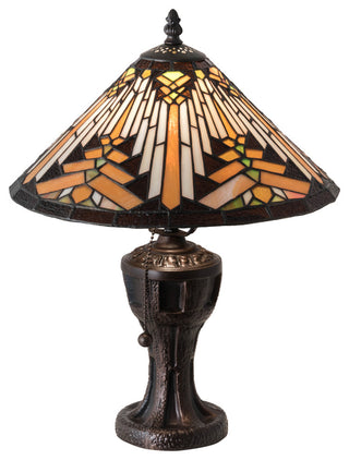 Meyda Lighting 224111 17" High Nuevo Mission Table Lamp
