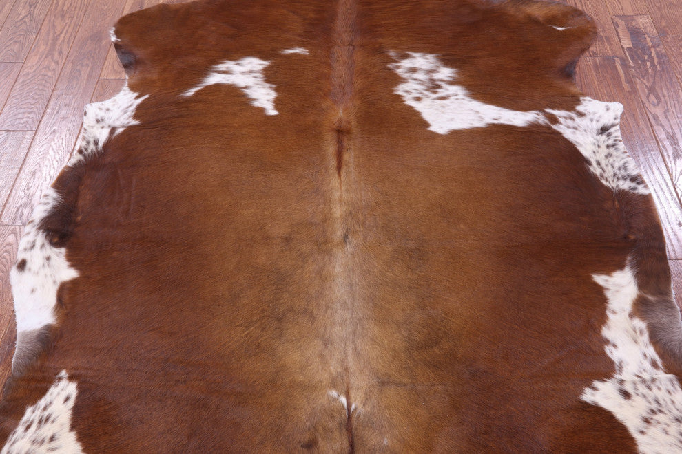 Natural Cowhide Rug 7' 1" X 5' 10" C1660