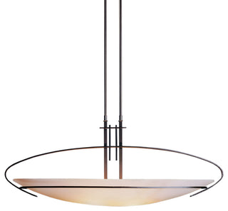 Mackintosh Pendant - Dark Smoke Finish - Opal Glass