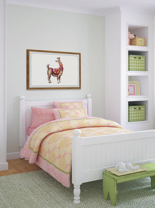 "Trendy Llama" Framed Painting Print, 36"x24"